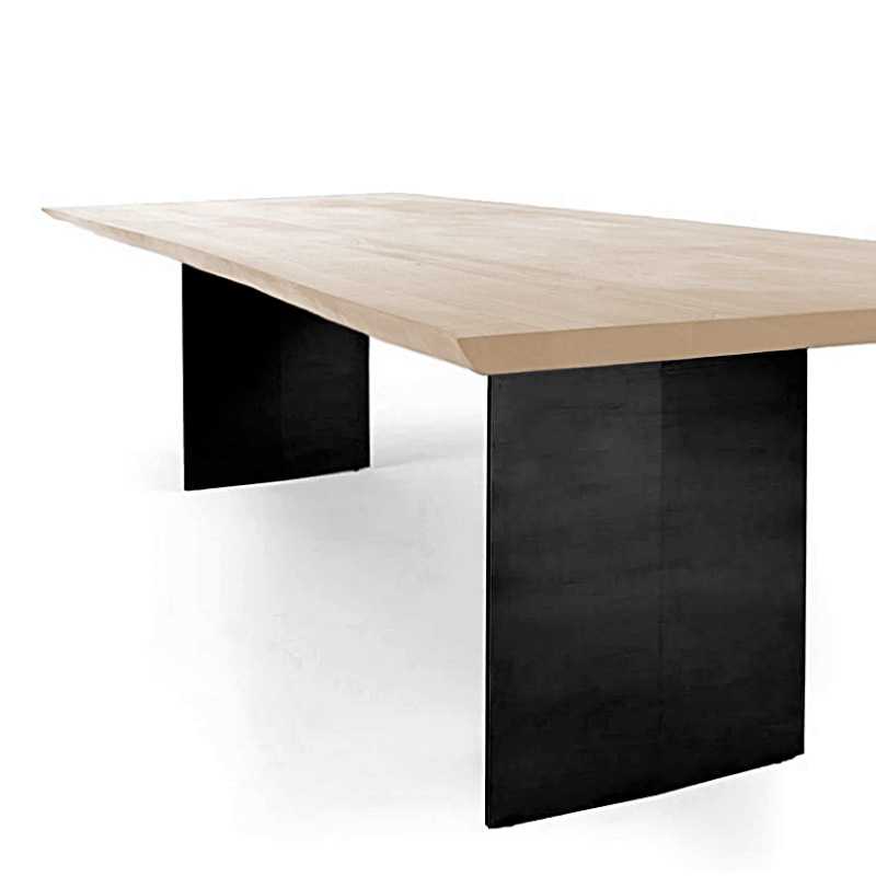Riva SKY NATURA Natural Sides Tisch 240 x 100 cm, Eiche/Milchweiss