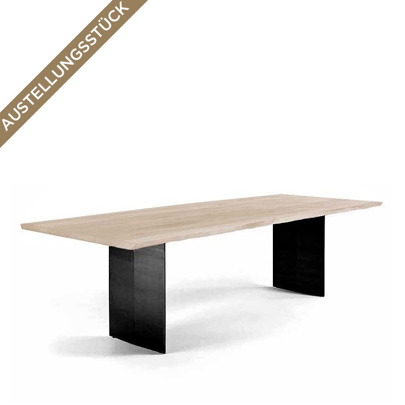 Riva SKY NATURA Natural Sides Tisch 280 x 100 cm, Eiche/Milchweiss
