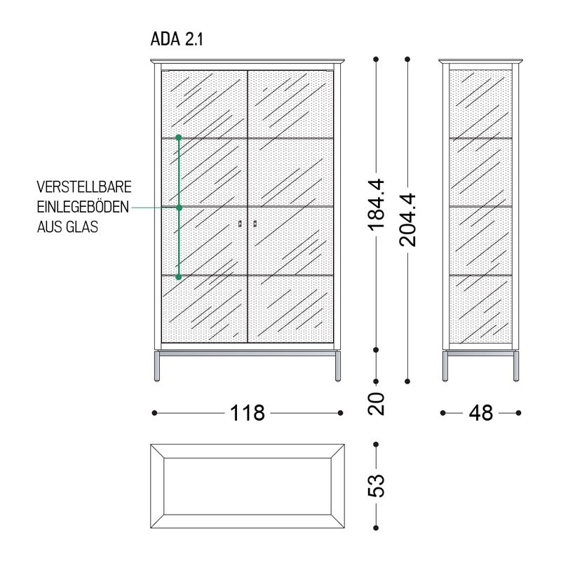 Riva ADA 2.1 Vitrine