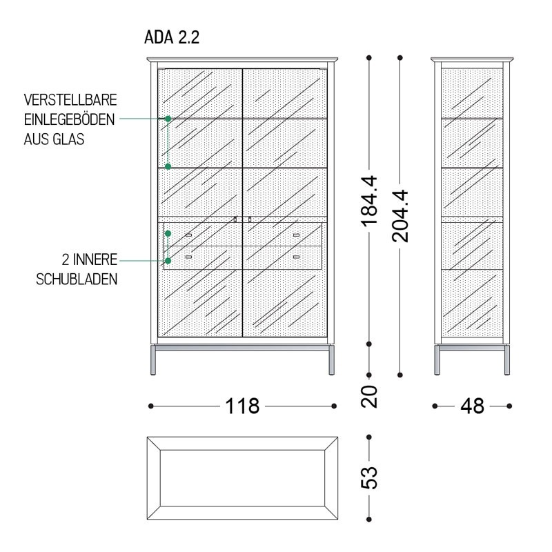 Riva ADA 2.2 Vitrine